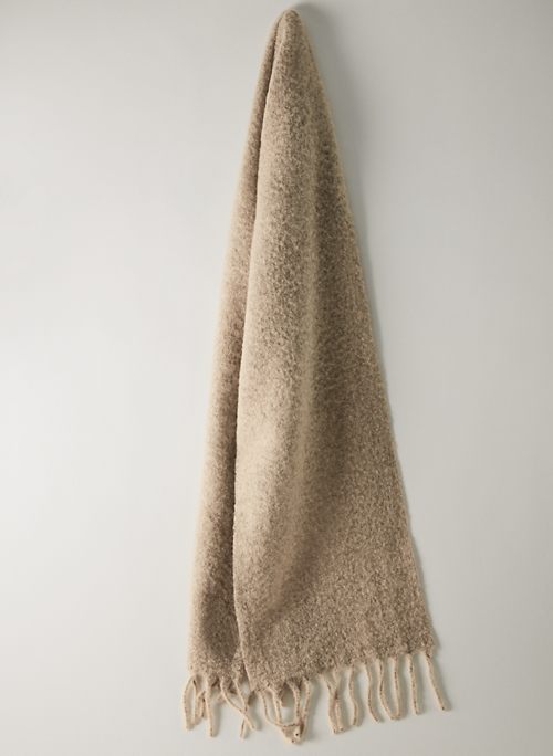 GENEVA SCARF - Wool scarf with fringe