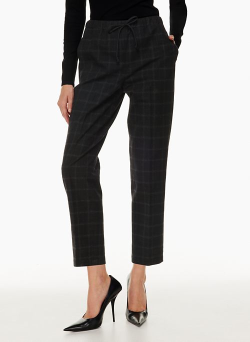 Womens Cotton And Wool Flannel Trousers Black  Max Mara Trousers  Jeans   Dar Sour