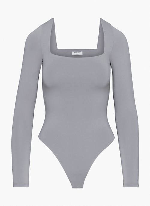 CONTOUR LONGSLEEVE BODYSUIT - Long-sleeve square-neck bodysuit