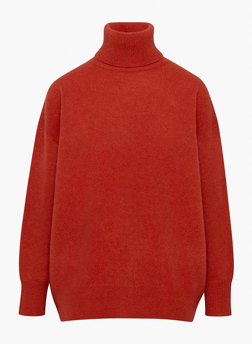LUXE CASHMERE ROSEMONT SWEATER - Cashmere turtleneck sweater