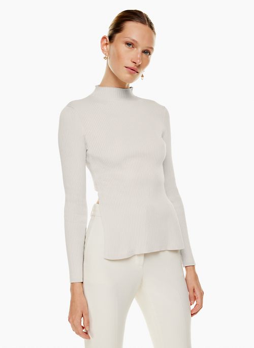 ALSLIAO Plus Size Women Turtleneck Bodysuit Knit Top Long Sleeve  SlimT-Shirt Sweater Black 5XL 