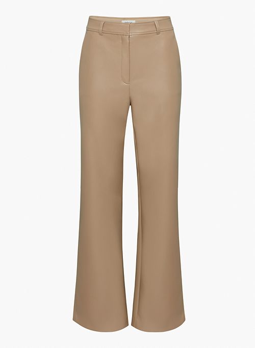 AGENCY PANT - High-waisted Vegan Leather pants
