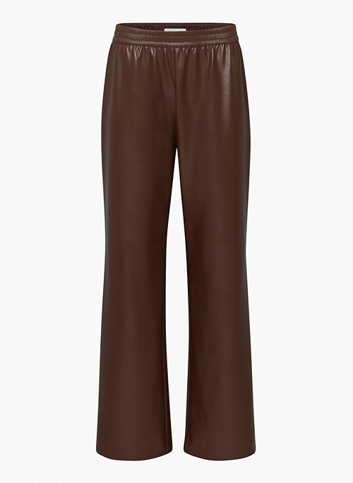 TRIBUTE PANT - Vegan Leather wide-leg pants