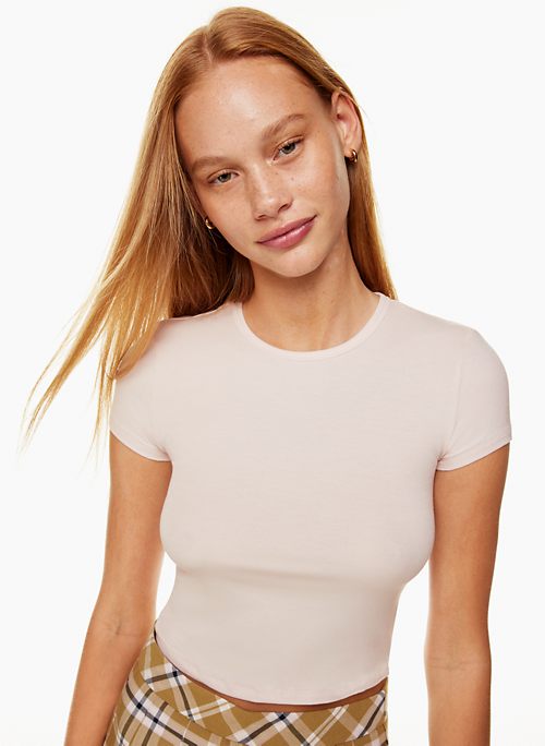 US Women Aritzia Pink Short Sleeve | T-Shirts for
