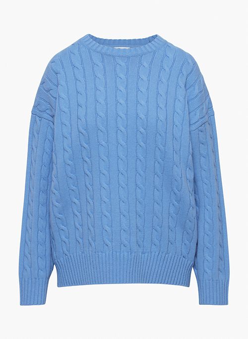 PEGGY SWEATER - Crew-neck cable-knit sweater