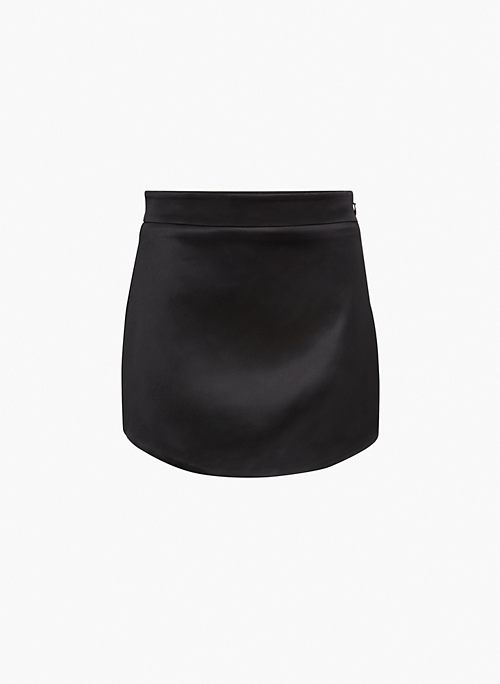 PERABO SKIRT - Satin mini skirt