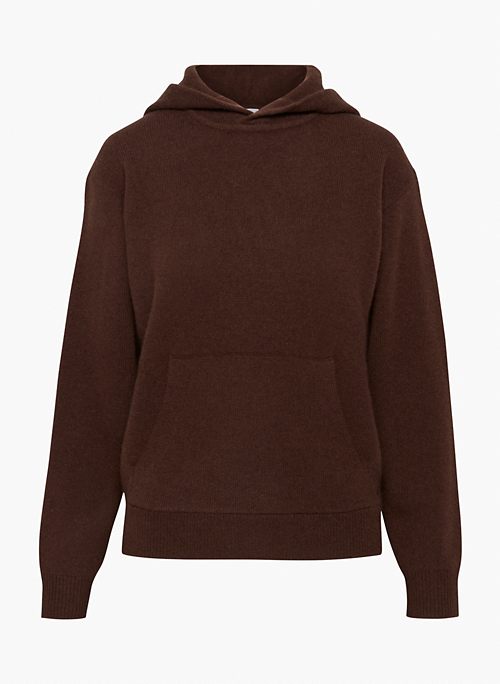 CASHWOOL HOODIE - Wool-cashmere pullover hoodie