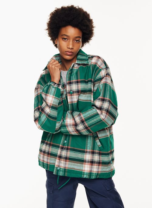 long plaid womens jacket