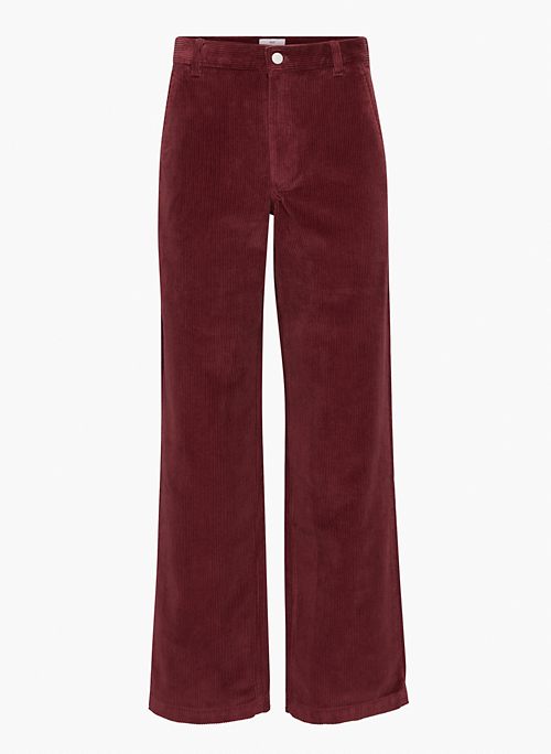 RIPCORD PANT - Mid-rise corduroy pants