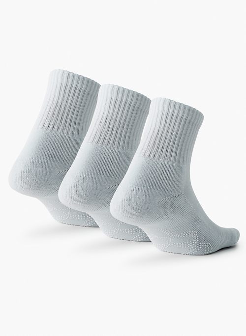 BASE GRIP ANKLE SOCK 3-PACK - Non-slip ankle socks, 3-pack