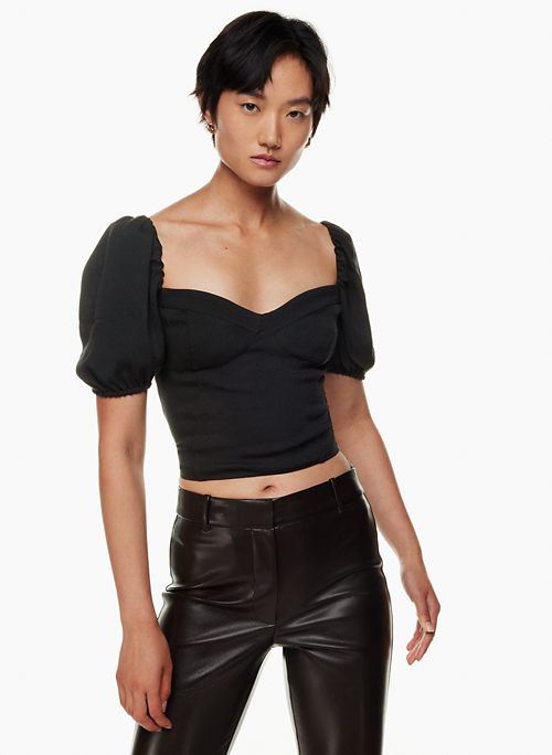 Crop Top COCOON Noir