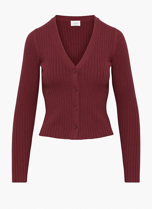 MANILA CARDIGAN - Merino wool V-neck cardigan