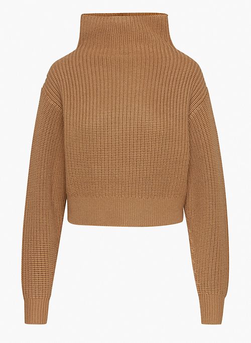 MONTPELLIER WAIST TURTLENECK - Merino wool turtleneck sweater