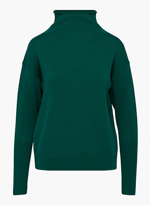 CYPRIE SWEATER - Merino wool mockneck sweater