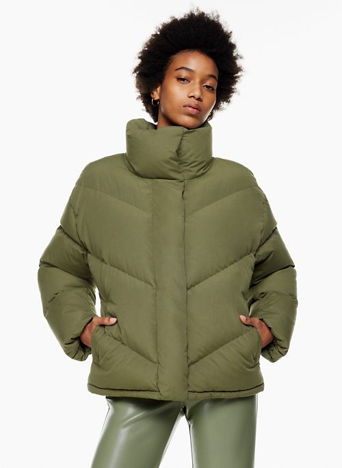 Cropped Puffer Vest (with hidden hoodie)