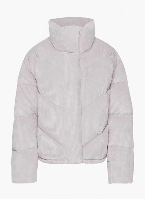 THE CLOUD PUFF™ - Quilted corduroy goose-down puffer jacket