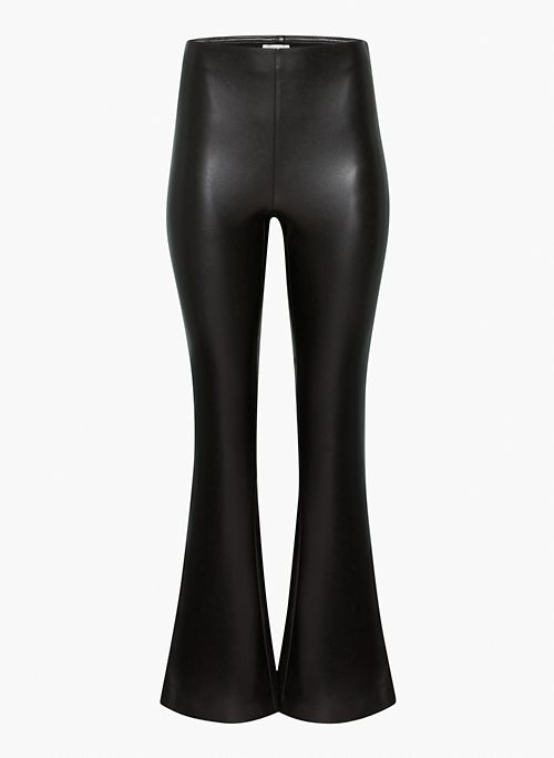 ROMA PANT - High-waisted flared Vegan Leather pants