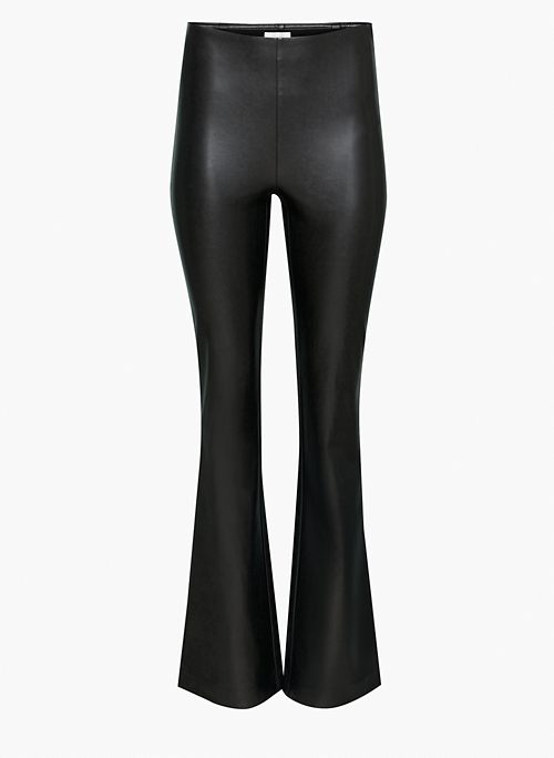 ROMA PANT - High-waisted flared Vegan Leather pants