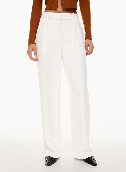 wide pants white