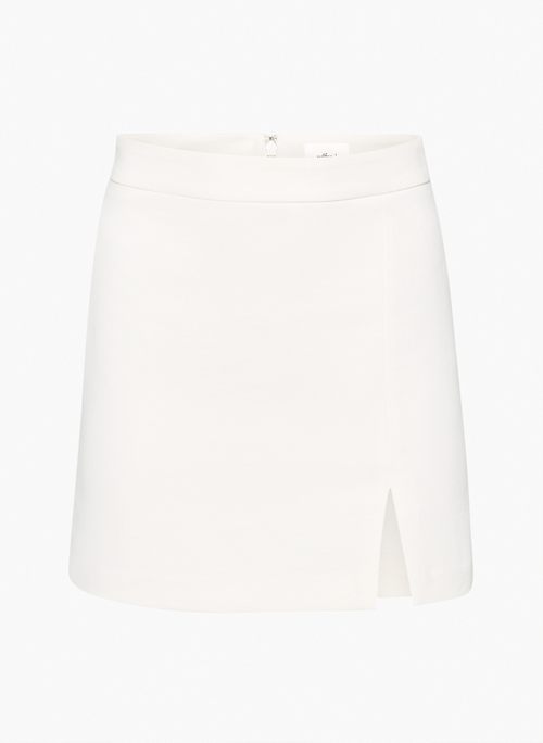 PATIO MINI SKIRT - High-waisted A-line mini skirt