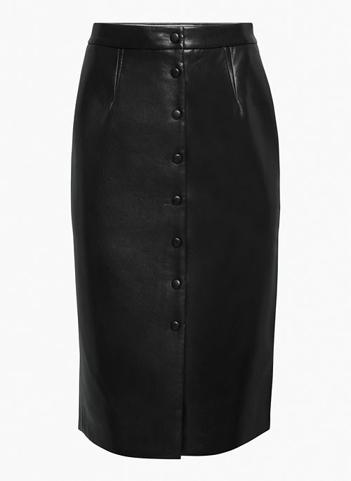 MANOR SKIRT - Vegan Leather pencil skirt