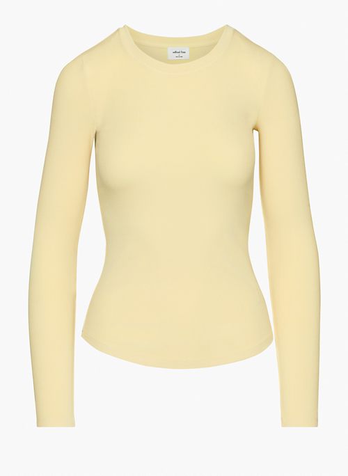 aritzia yellow top