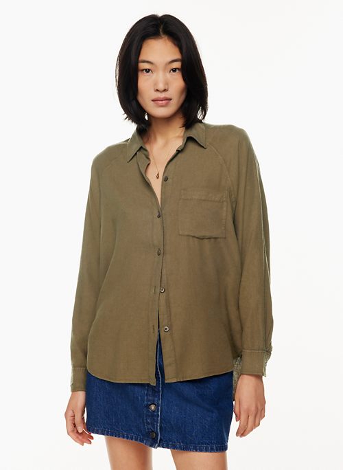 Wilfred Free BOYFRIEND LINEN SHIRT | Aritzia US