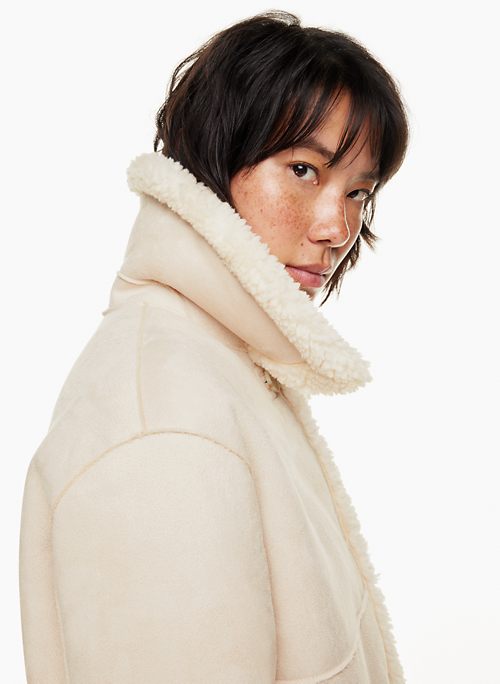 shearling jacket aritzia