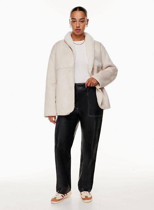 shearling jacket aritzia