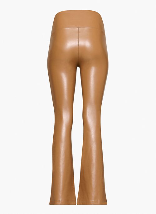 Bear Dance-Faux Leather Flared Pants