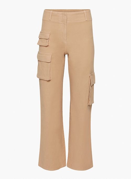 PICTURE PANT - High-waisted sateen cargo pants