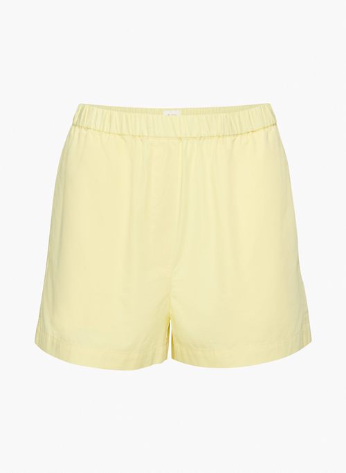 BREEZE 3" SHORT - High-waisted poplin shorts