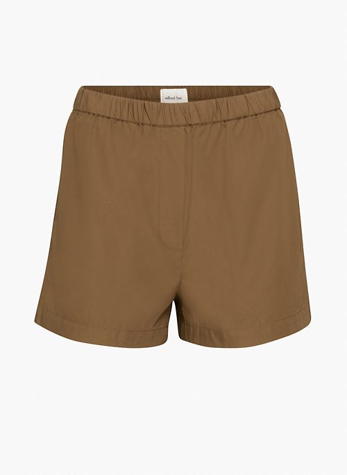 BREEZE 3" SHORT - High-waisted poplin shorts