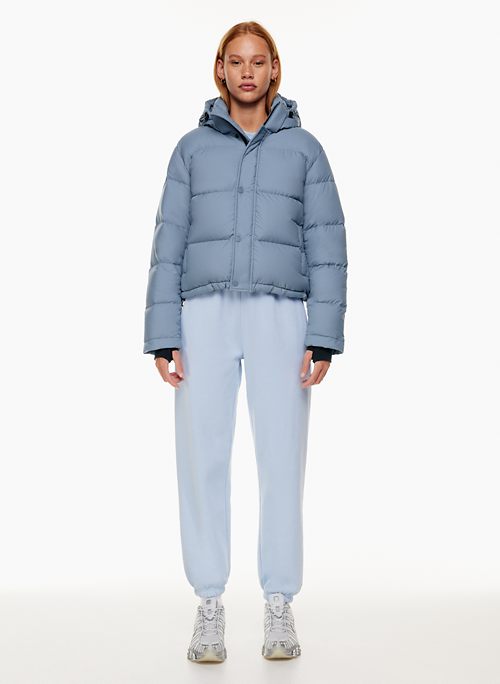 aritzia blue puffer