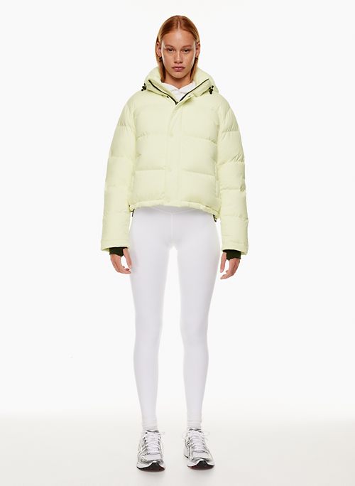 aritzia yellow puffer