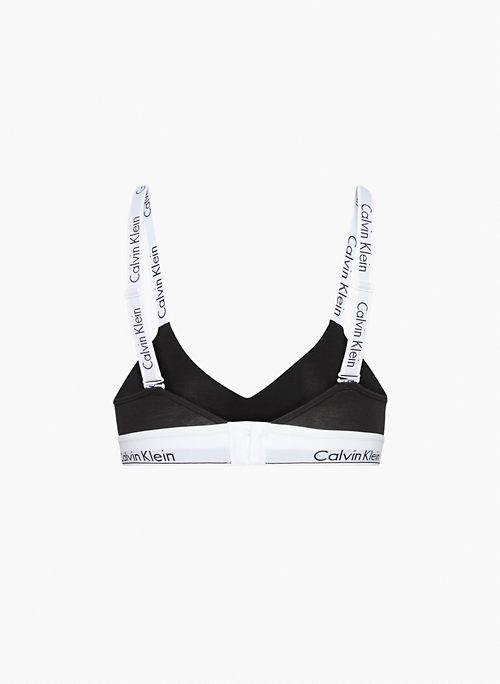 Calvin Klein Women's Modern Cotton Lightly Lined Bralette, Black, Medium :  : Clothing, Shoes & Accessories