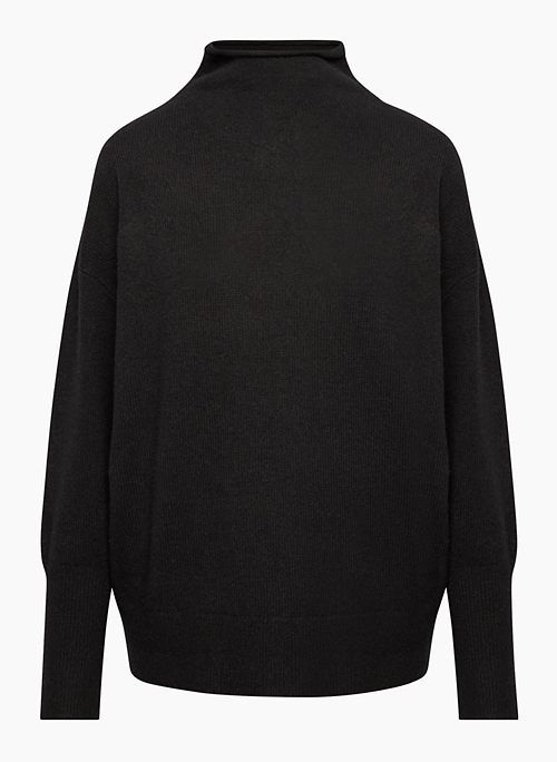 LUXE CASHMERE FORMAT TURTLENECK - Relaxed cashmere turtleneck sweater