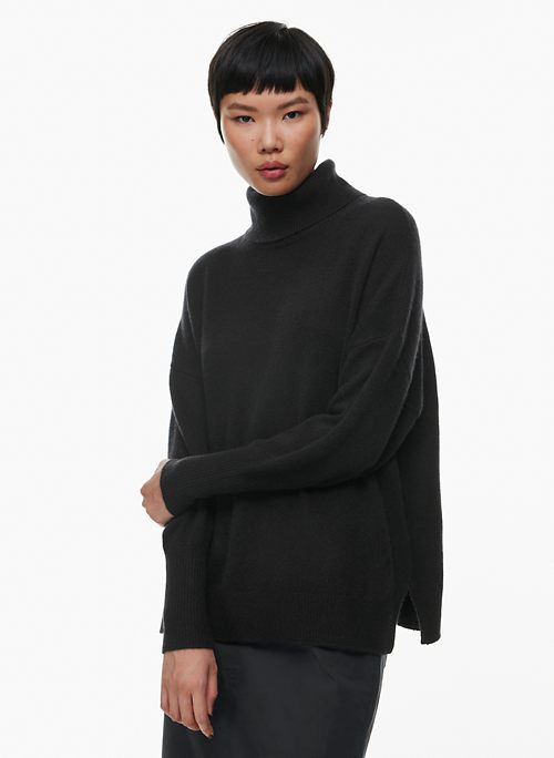 Black Turtleneck Sweaters for Women