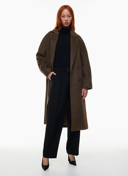 Black sale slouch coat