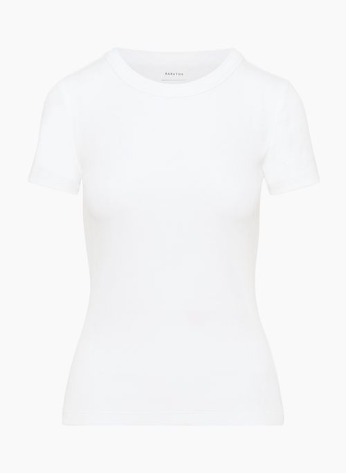 ASSET T-SHIRT - Crewneck cotton ribbed t-shirt