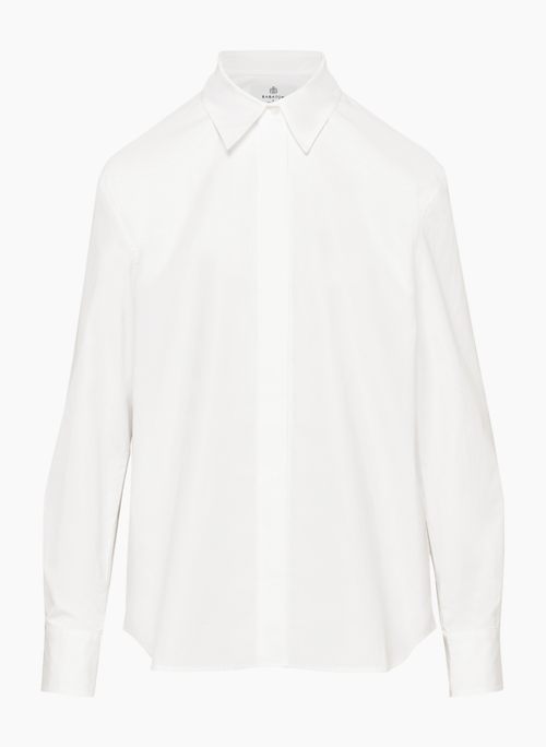 NEW ESSENTIAL RELAXED POPLIN SHIRT - Relaxed poplin button-up shirt