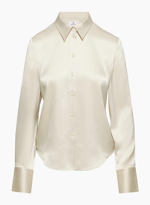 INDUSTRY SATIN SHIRT - Satin button-up shirt