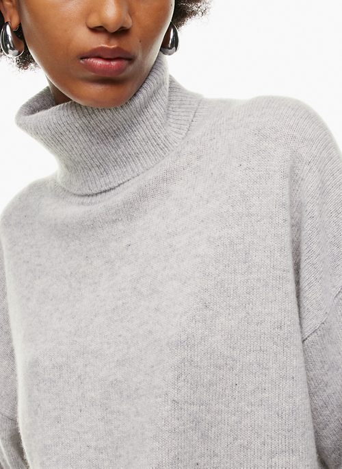 The Group by Babaton Women's Format Luxe Cashmere Turtleneck Sweater in Natural Tan Size Xs