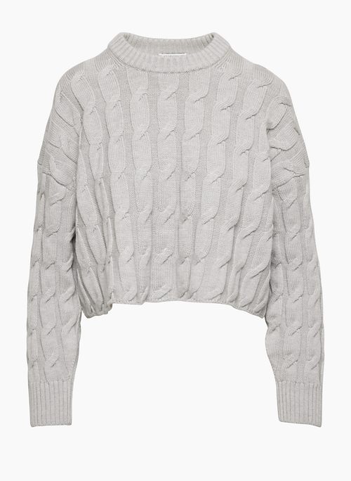 GLORY SWEATER - Oversized merino wool crewneck sweater