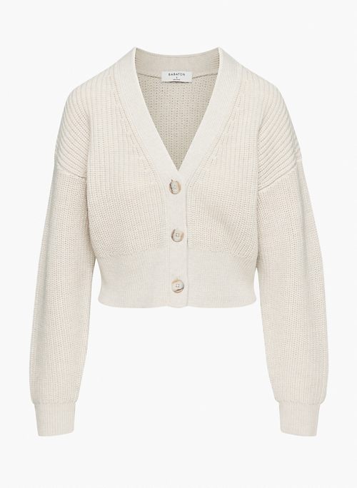 CANBERRA CARDIGAN - Merino wool V-neck cardigan