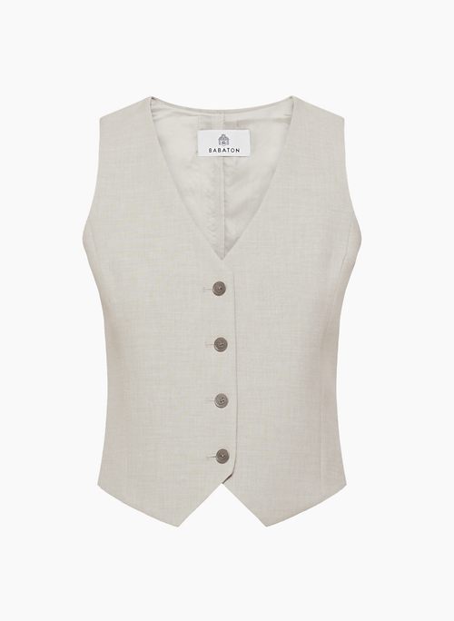 DENIRO VEST - Softly structured button-up suit vest