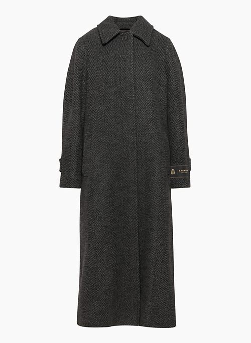 NEW MACK COAT - Single-breasted long Italian wool and cashmere coat