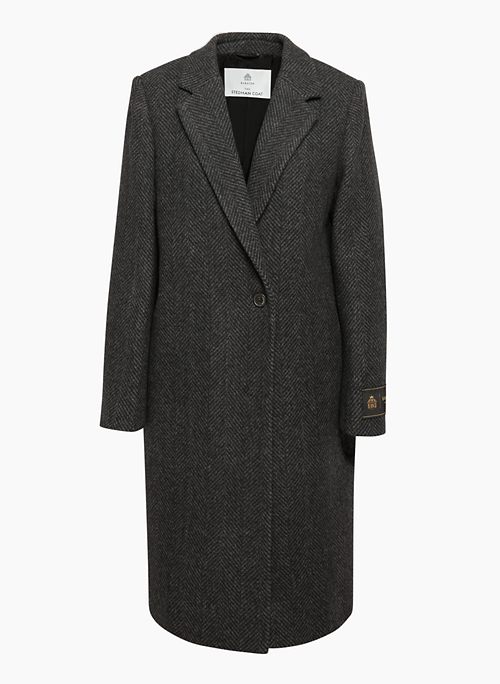 THE NEW STEDMAN COAT - Single-breasted wool-cashmere coat with a classic fit