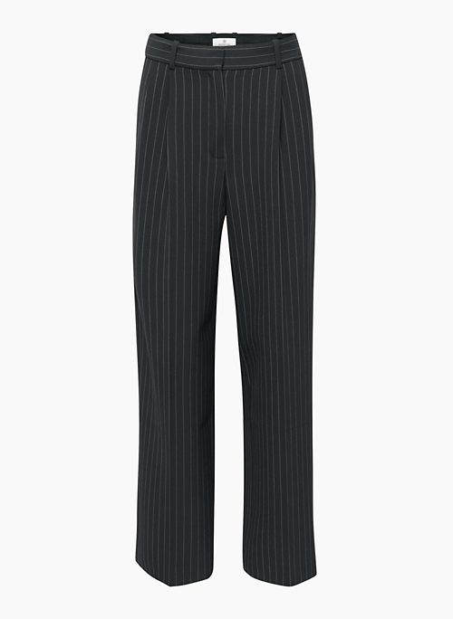 PLEATED PANT - High-waisted, softly structured wide-leg pants