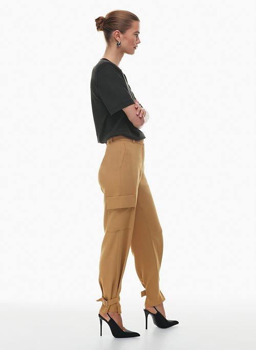 Zara Light Beige Khaki High Rise Jogger Pants Belt  High waisted cargo  pants, Khaki, Khaki cargo pants